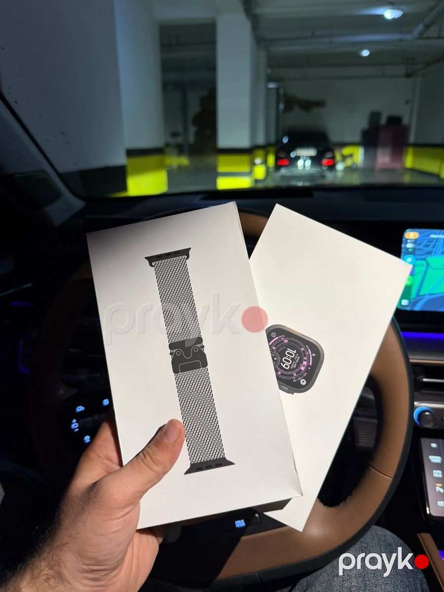 Apple Watch Ultra 3 Hermes Titanium Natural — Ağıllı saatlar və biləkliklər, Bakı (2)