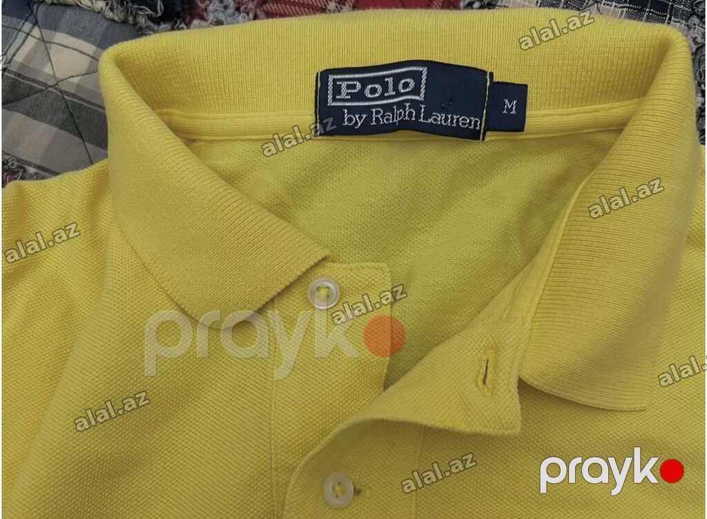 Polo köynək, Ralph Lauren, M, rəng - Sarı — Mebel, Bakı (3)