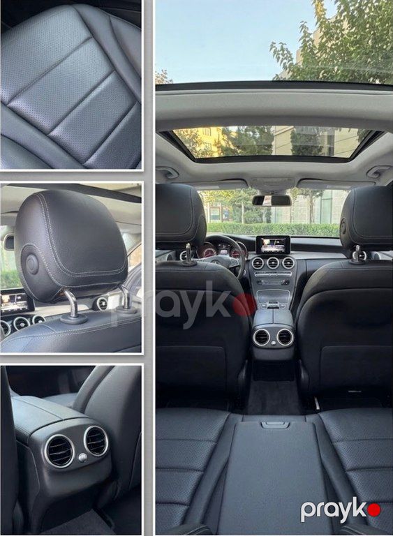 Mercedes C 300, 2.0 L, 2017 il, 86 000 km — Avtomobillər, Bakı (11)