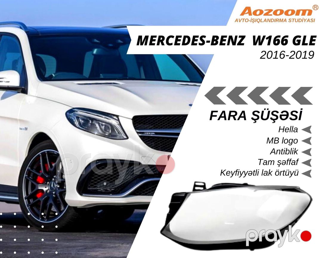 Mercedes-Benz fara şüşələri — Ehtiyat hissələri və aksesuarlar, Bakı (3)