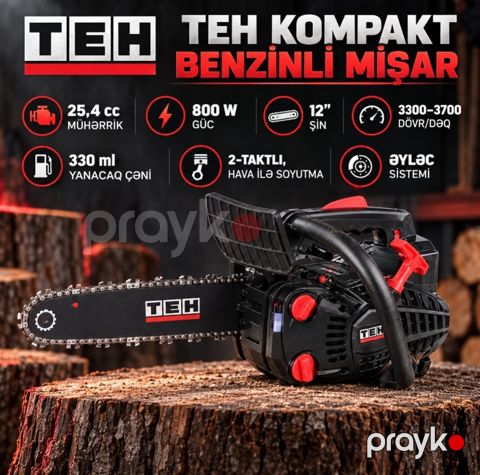 Zəncirli mişar TEH TGS2512, 800 Vt — Bakı