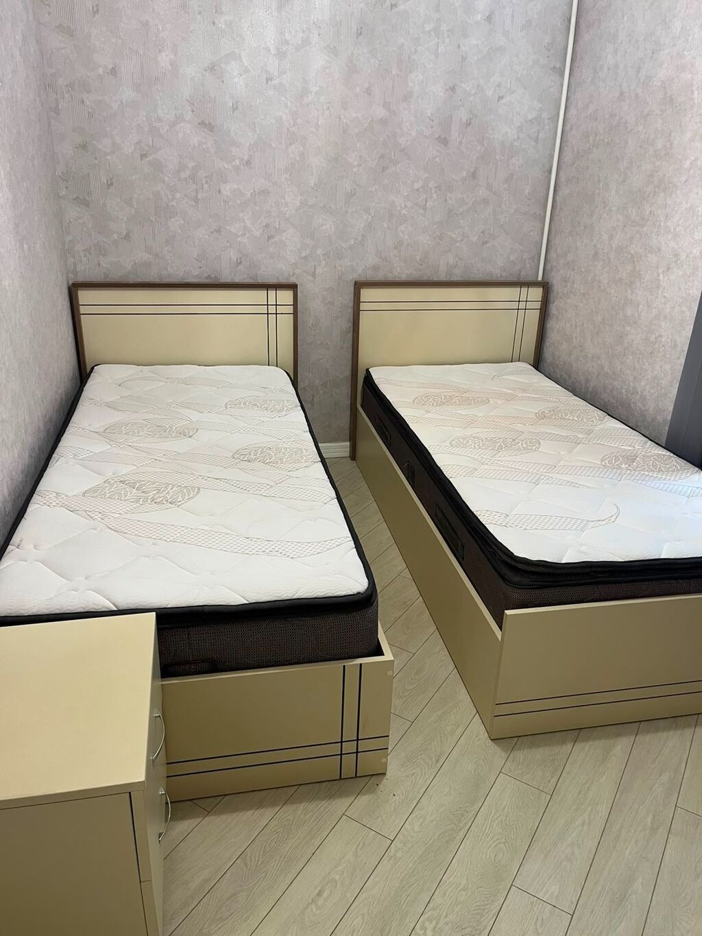 2 eded carpayi biri bazali 220azn. Digeri bazasiz 180azn. Az islenib — Yataqlar, Mehdiabad