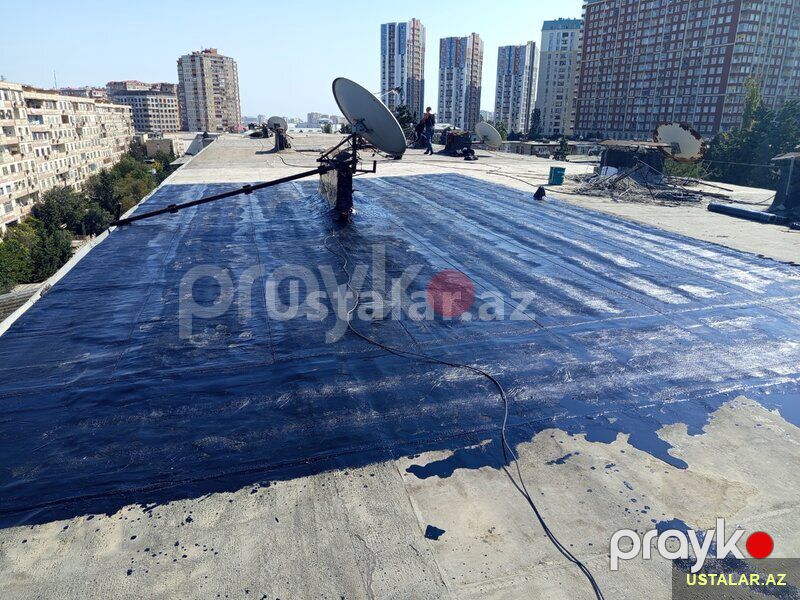 İzolyasiya işləri — Dam və örtüklər, Bakı (6)