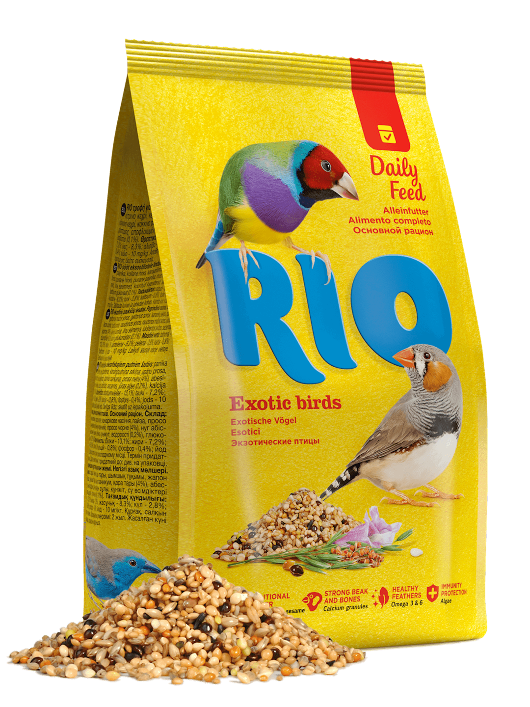 Yem Rio ekzotik quşlar üçün, əsas rasion, 500 q — Mallar, Bakı