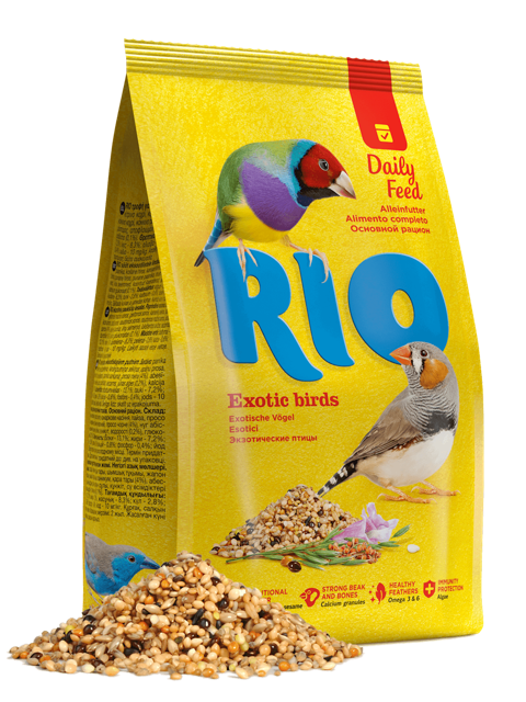 Yem Rio ekzotik quşlar üçün, əsas rasion, 500 q — Bakı