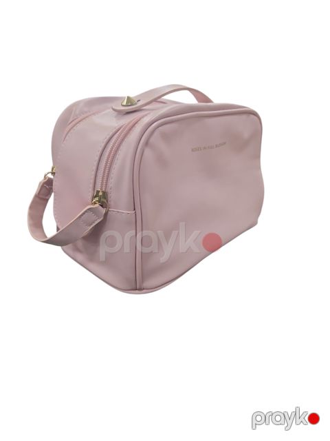 Kosmetik çanta, çəhrayı, 15x30x20 sm, 3 bölmə — Bakı