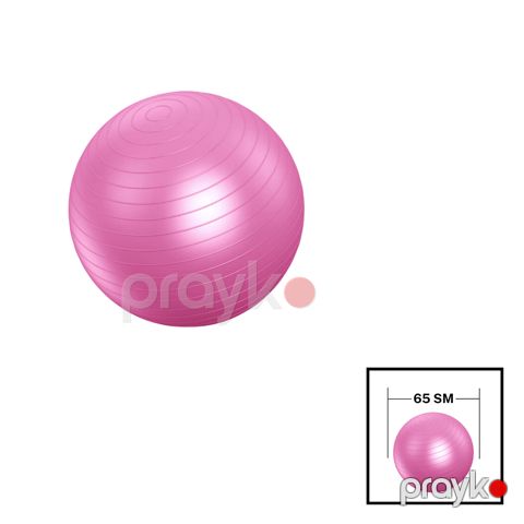 Fitnes topu Gymnic 202022000046, PVC, 65 sm, çəhrayı — Bakı