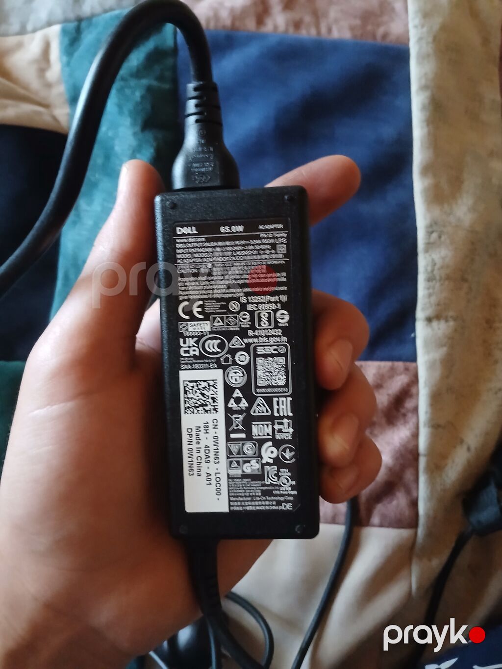 Dell noutbuk üçün 65W güc adapteri. Əsas göstəricilər: - Brend: Dell — Noutbuk aksesuarları, Cəlilabad (3)