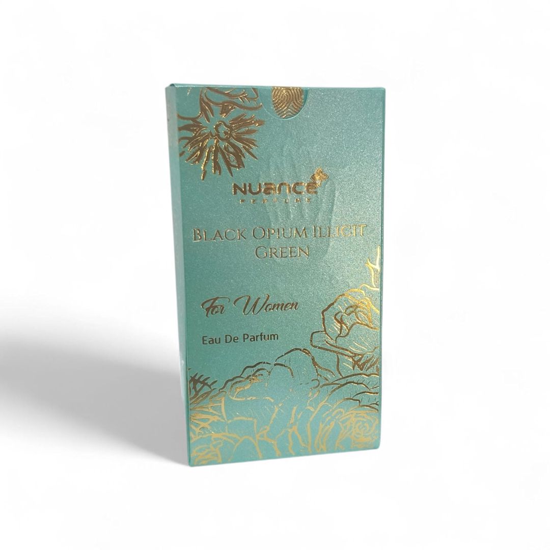 Nuance Perfume Black Opium İllicit Green qadınlar üçün ətir suyu 50 ml — Mallar, Bakı (2)