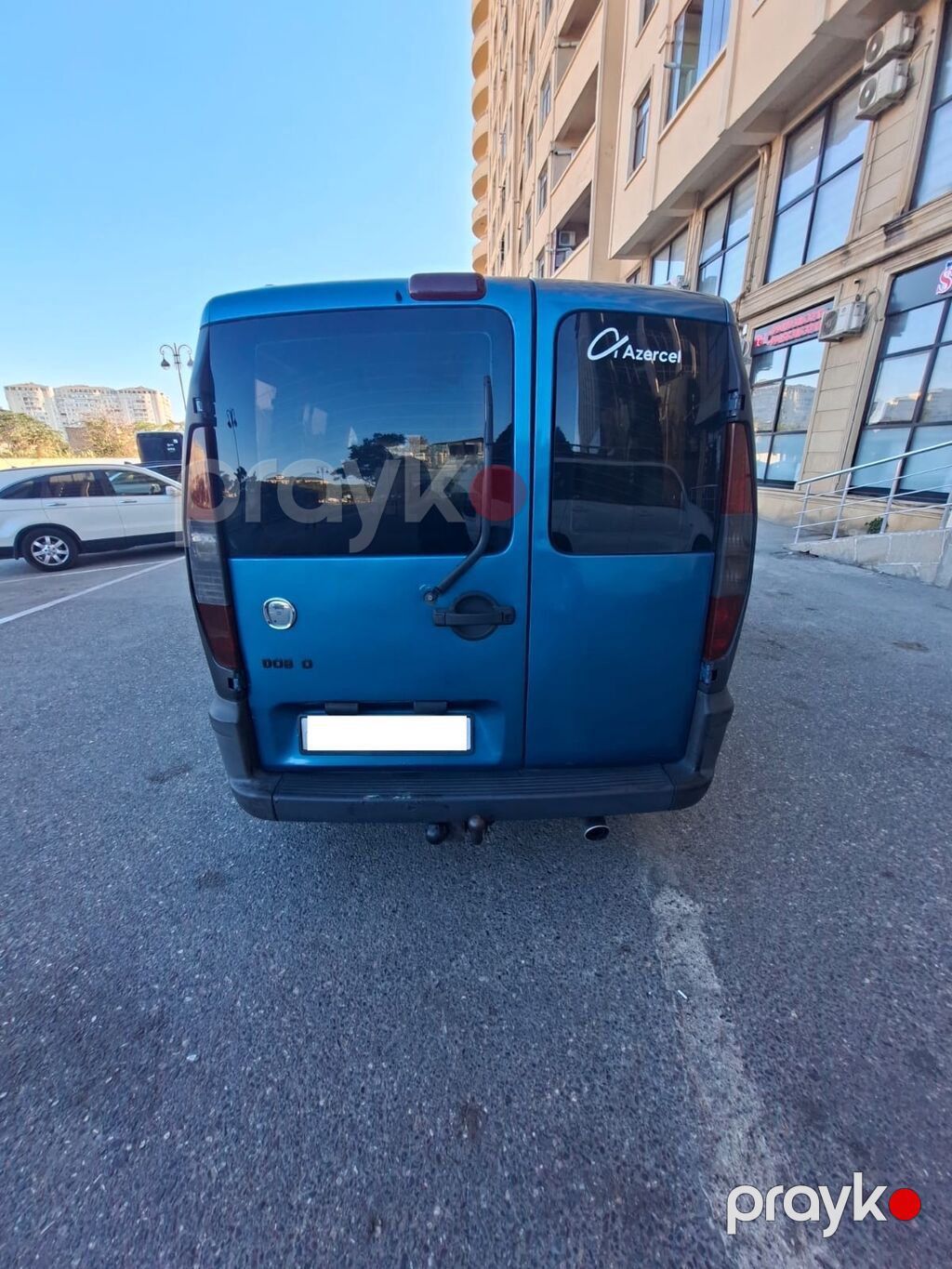 Fiat Doblo (mavi rəng, miniven/furqon) Xüsusiyyətlər: - Korpus: 5 — Avtomobillər, Bakı (2)