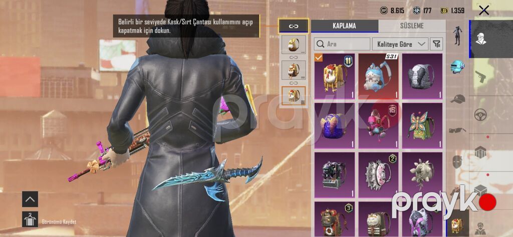 Pubg Mobile hesabı 71 destansı 57 kolleksiya 28 yüksəldilən silah, 12 — Şəxsi əşyalar, Bakı (6)