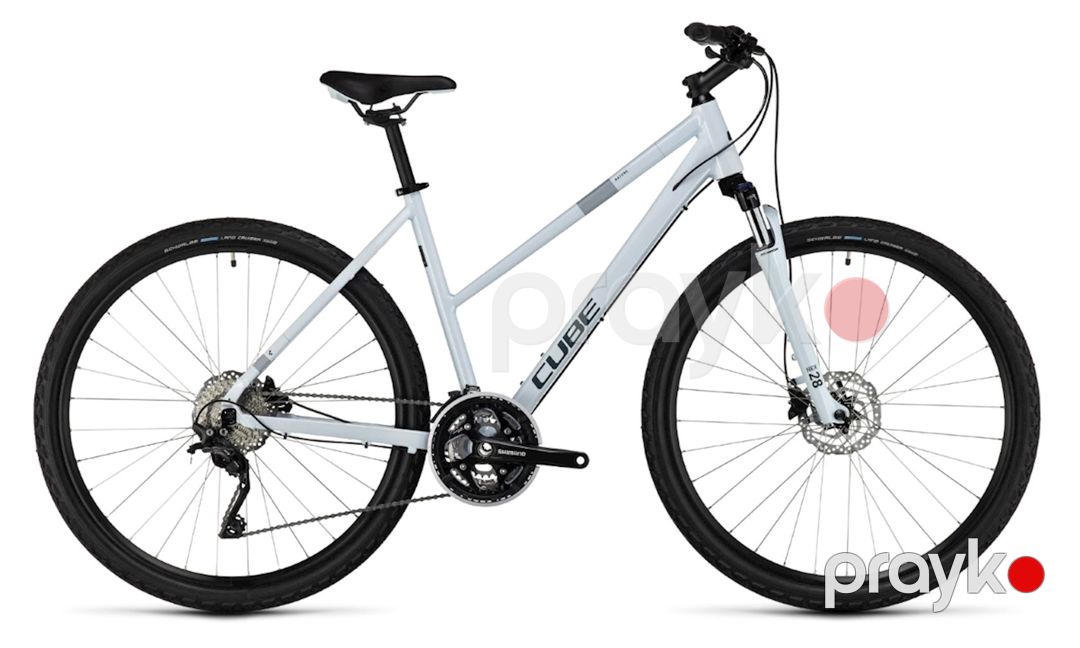 Velosiped Cube Nature Pro 645150, ağ/boz, XS trapeze — Velosipedlər, Bakı (2)