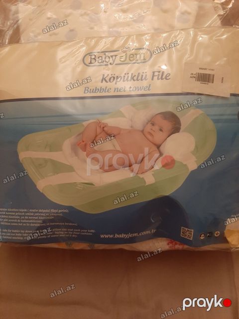 BabyJem “Köpüklü File” – Bubble Net Towel (vanna üçün körpə dayağı və — Bakı