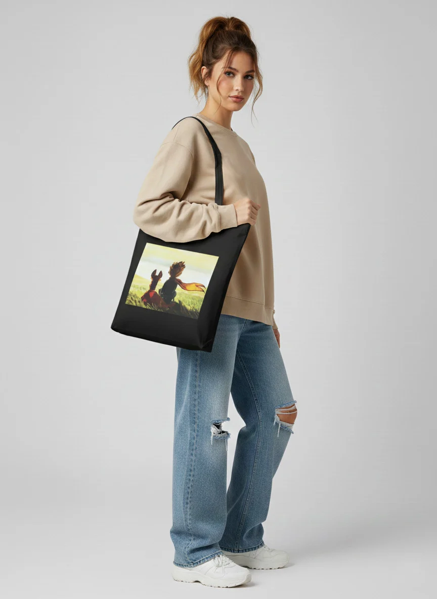 Çiyin çantası Eco Bag Kucuk Prens 35x40sm — Çantalar, çamadanlar, cüzdanlar, Bakı (2)
