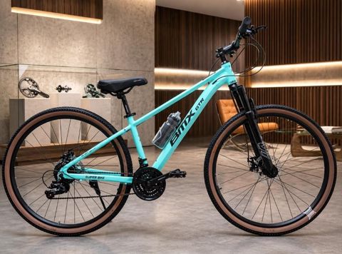 Dağ velosipedi BMX986, 29", 2 təkərli, firuzəyi — Bakı