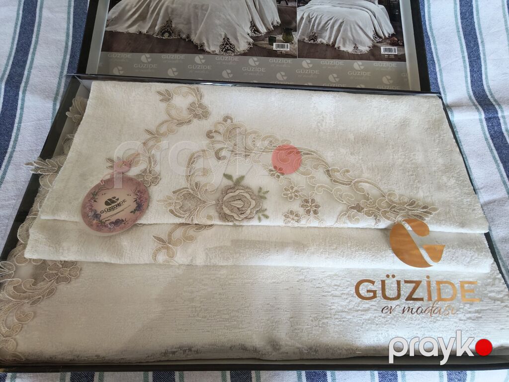 Guzide yataq ortusu,cehizlik alinib,istifade edilmeyib.Turkiyeden — Ev malları, Bakı (4)