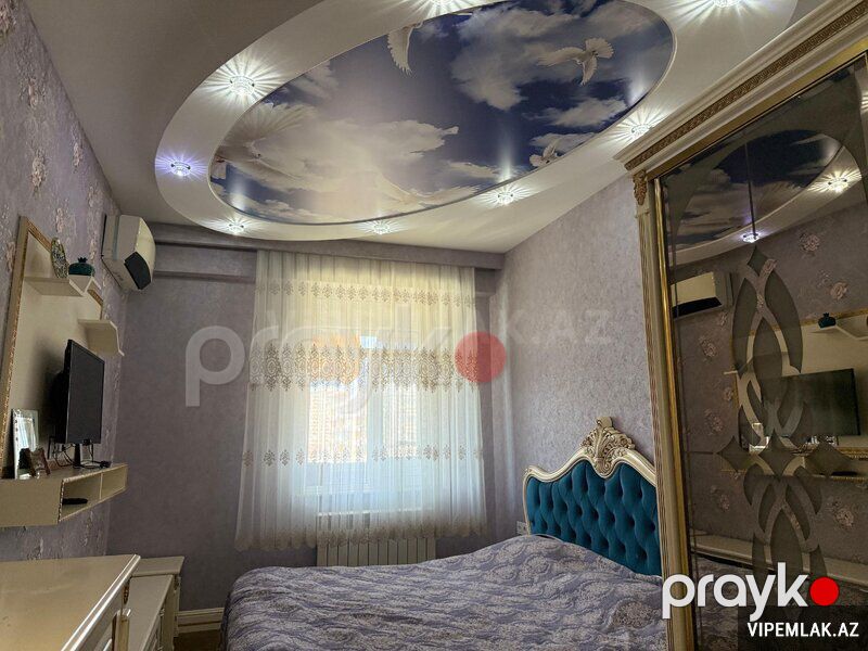 Xətai rayonunda 4 otaqlı Yeni tikili Satılır, 90 m² — Mənzil, Bakı (2)