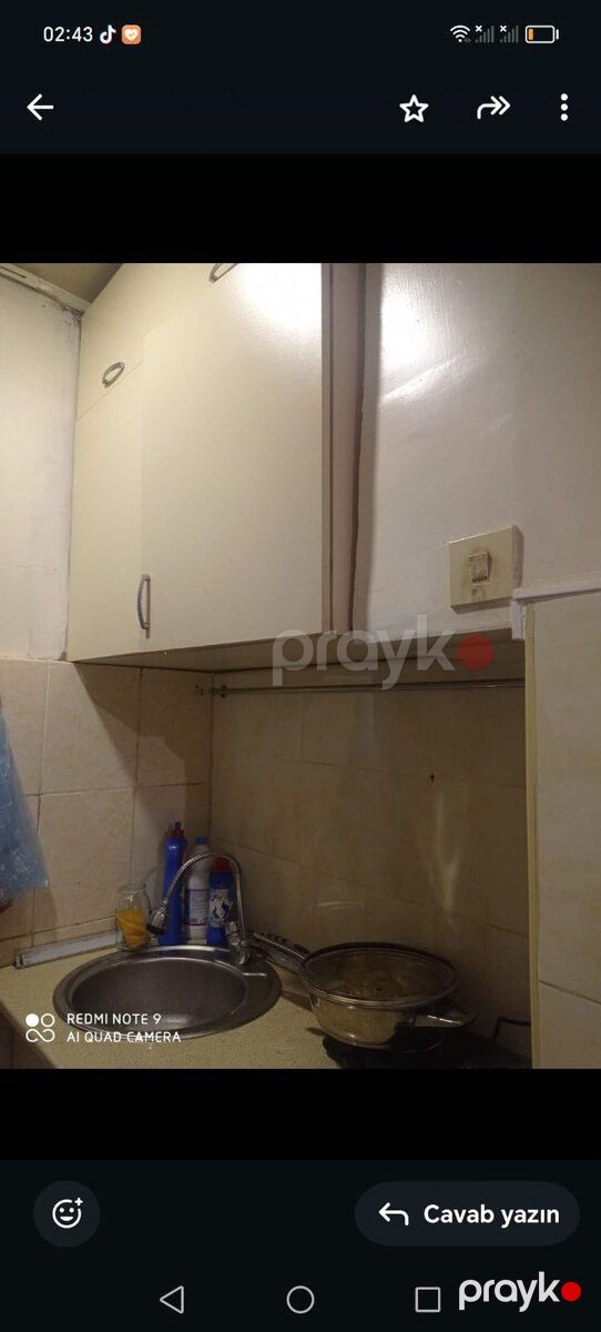 1-otaqlı mənzil kirayə verilir, Qaçaq Nəbi küç., 50 m² — Mənzil, Bakı (7)