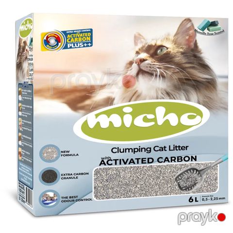 Pişik lotoku üçün doldurucu Micho Activated Carbon, 6 l — Bakı