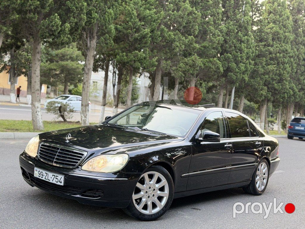 Mercedes S 350, 3.7 L, 2003 il, 320 877 km — Avtomobillər, Sumqayıt (3)