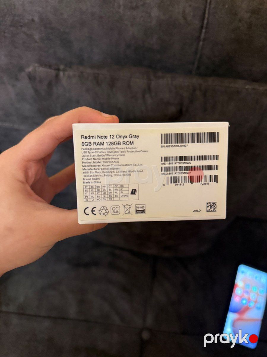 Xiaomi Redmi Note 12 (4G) Mint Green 128GB/6GB — Smartfonlar, Bakı (3)