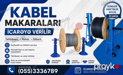 Kabel açan qurğu. kabel makası. kabel barabanı açan. icarəyə verilir — Bakı