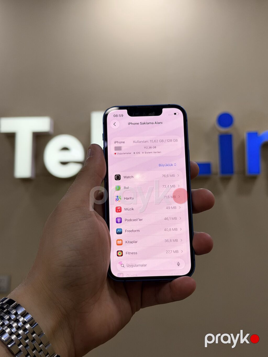 IPhone 13 mini, 128 GB, Göy, Zəmanət, Kredit, Simsiz şarj — Apple iPhone, Bakı (5)