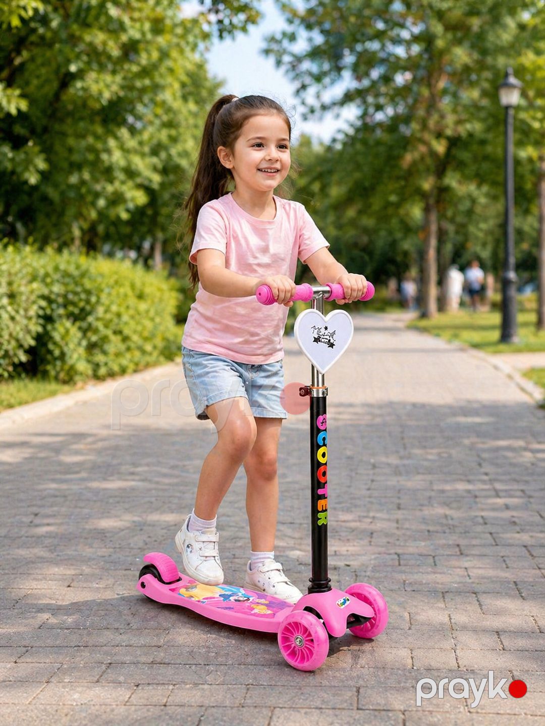 Uşaq skuteri Pink Joy 04 — Mallar, Bakı (2)