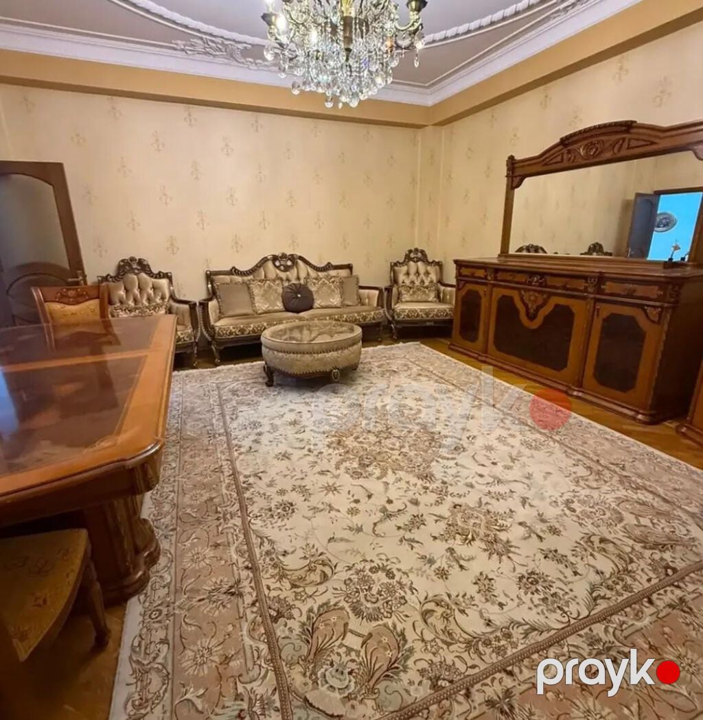 Kirayə verilirmebelləşdirilmiş mənzil interyeri - Geniş qonaq otağı — Mənzil, Bakı (2)