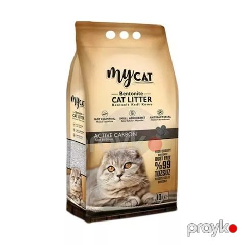 Topalaşan doldurucu My Cat Avtive Carbon pişiklər üçün 10 l — Bakı