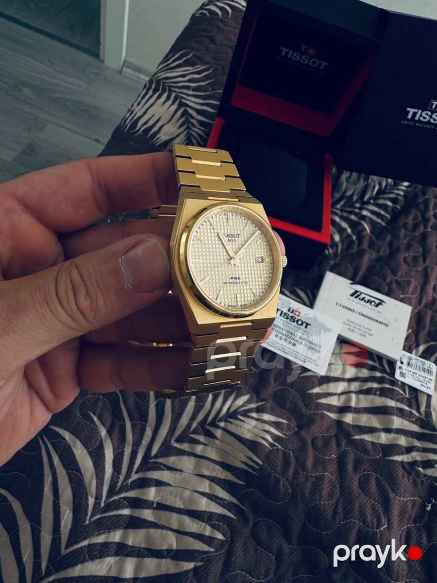 Tissot PRX Gold Powermatic 80 qol saatı — Şəxsi əşyalar, Bakı (3)