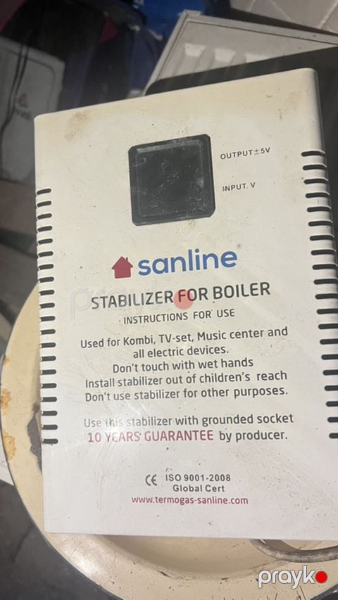 Sanline “Stabilizer for Boiler” – gərginlik tənzimləyici - Təyinat — Digah