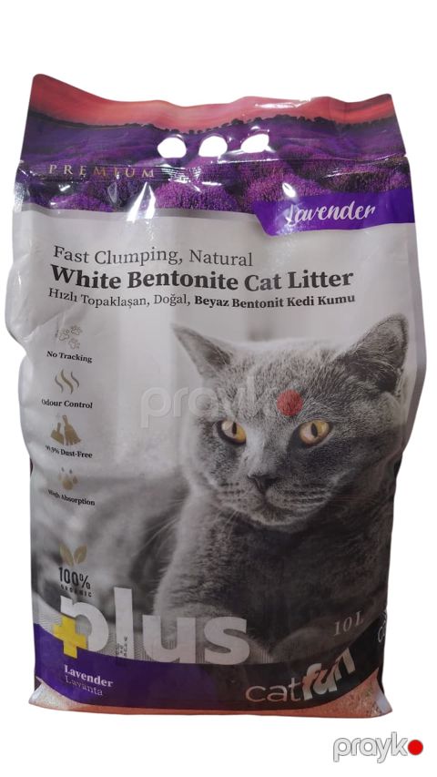 Pişik tualeti üçün doldurucu Cat Fun Plus Lavender, 10 l — Bakı