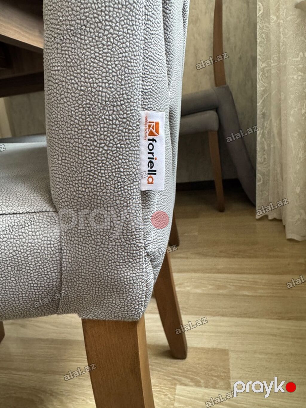 Qonaq otağı üçün, İşlənmiş, rəng - Boz Stul — Mebel, Bakı (2)