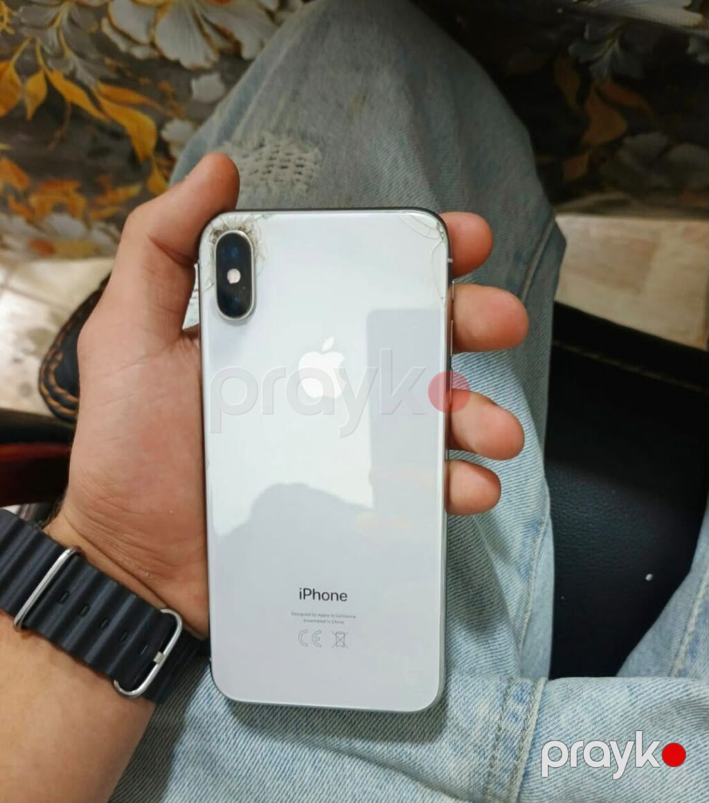 IPhone X, 64 GB, Gümüşü, Face ID — Apple iPhone, Bakı (5)