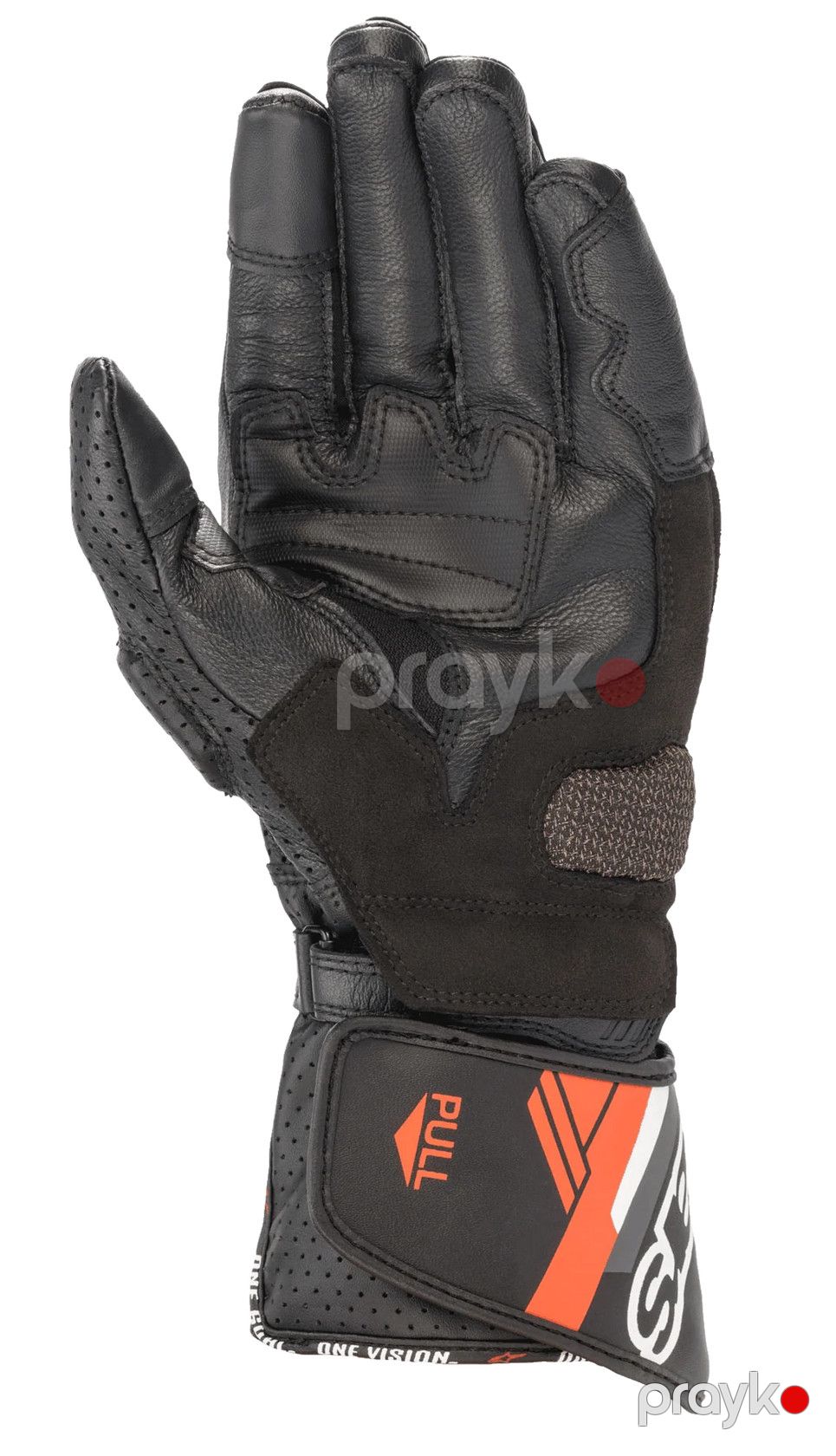 Motosikl əlcəkləri Alpinestars SP-8 V3 1030, narıncı/qara, dəri, ölçü XXL — Mallar, Bakı (2)