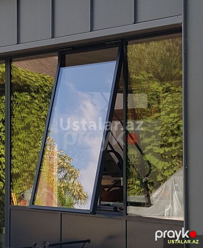 Plastik Qapi pəncərə cam balkon ustasi — Pəncərələr, qapılar, balkonlar, Bakı (8)