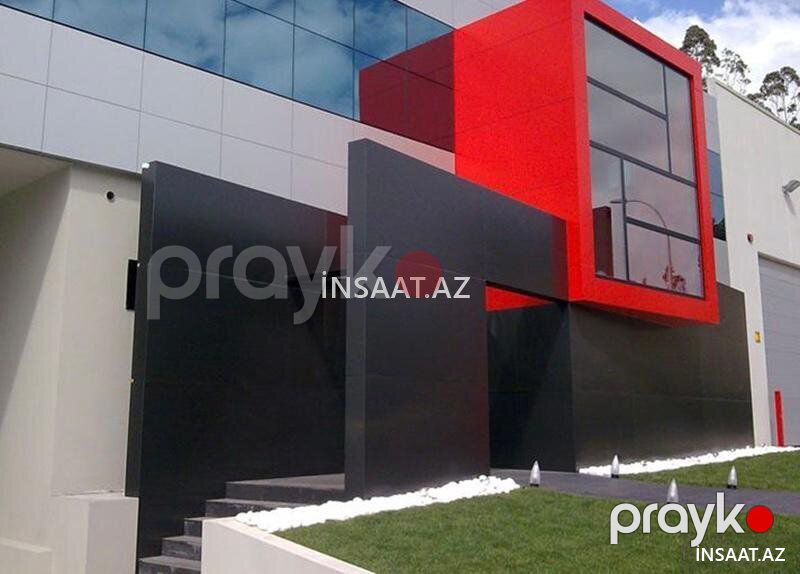 Alkopan isi (aluminium kompazit panel) — Dam örtükləri, Bakı (8)