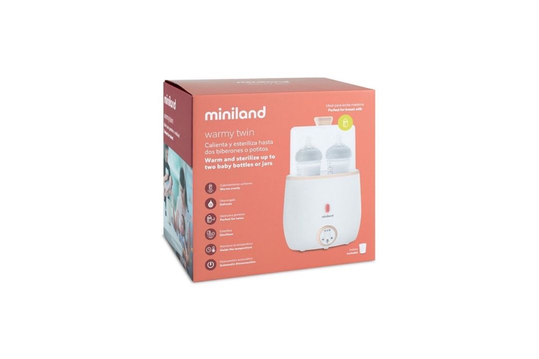 Qızdırıcı-sterilizator Miniland warmy twin, ağ/bej — Mallar, Bakı (2)