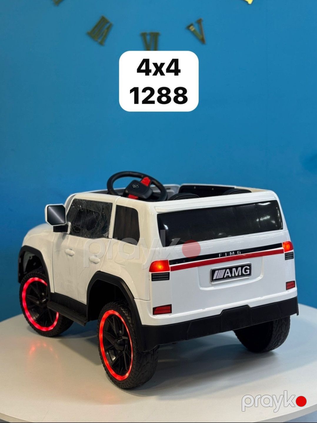 Uşaq elektrik avtomobili Mercedes 1288 ağ CMS — Mallar, Bakı (2)