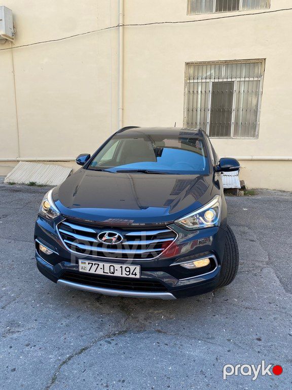 Hyundai Santa Fe, 2.0 L, 2016 il, 282 500 km — Avtomobillər, Bakı (9)
