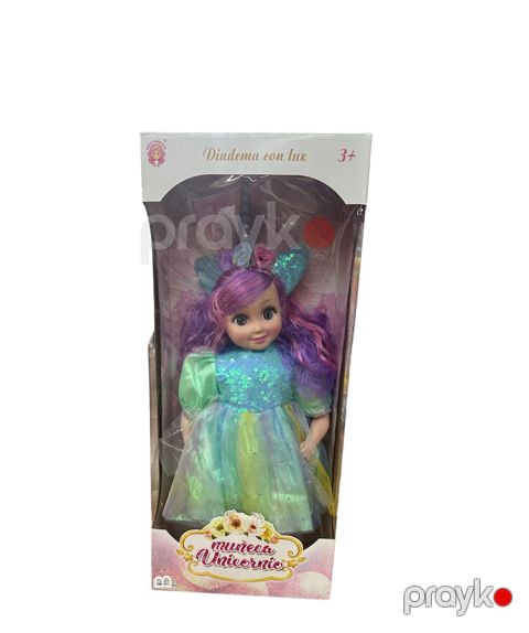 Kukla Diadema con luz Unicornio 24HS-DJS-6, rəngbərəng, 3+ yaş, 65 sm — Bakı