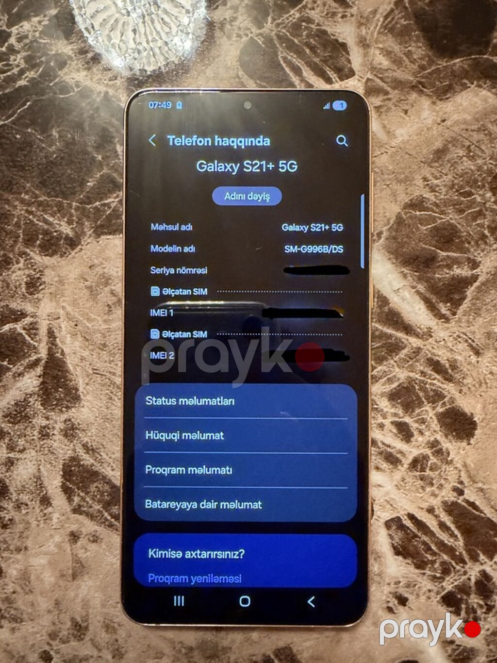 Samsung Galaxy S21 Plus 5G, 256 GB, rəng - Gümüşü, İki sim kartlı — Samsung, Bakı (4)