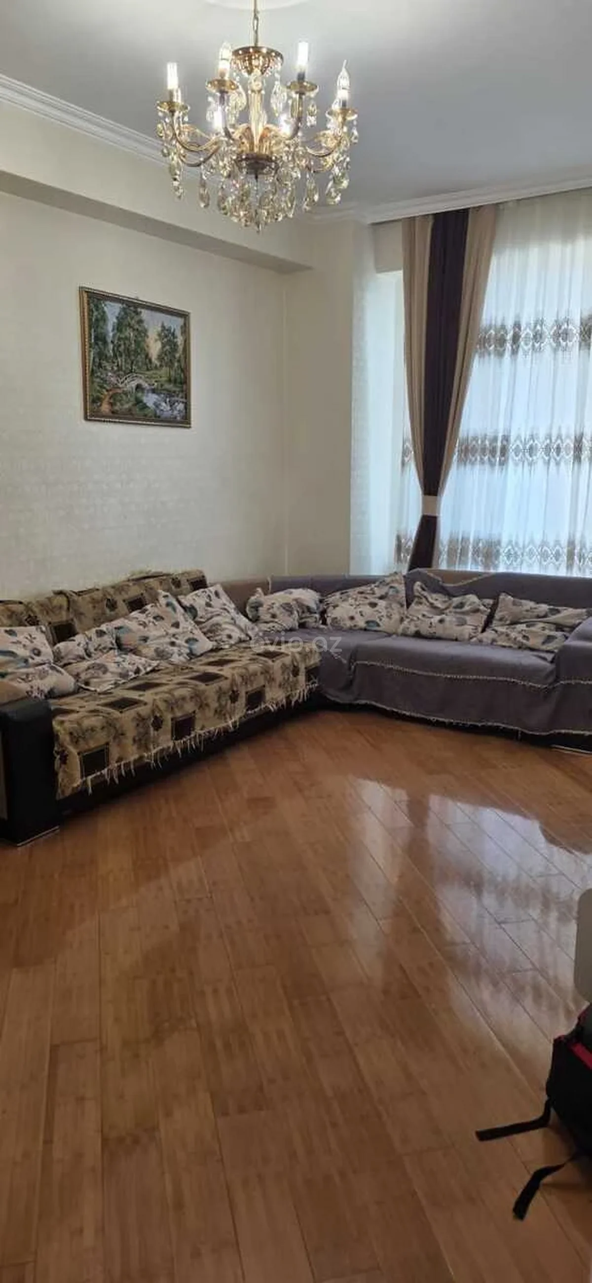 3 otaqlı tam təmirli mənzil satılır Yeni Günəşli qəsəbəsində — Mənzil, Bakı (2)