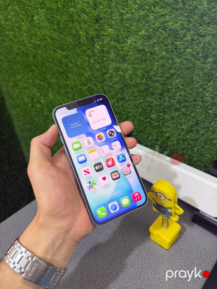 Apple iPhone 12 Purple 128GB/4GB — Smartfonlar, Bakı (2)