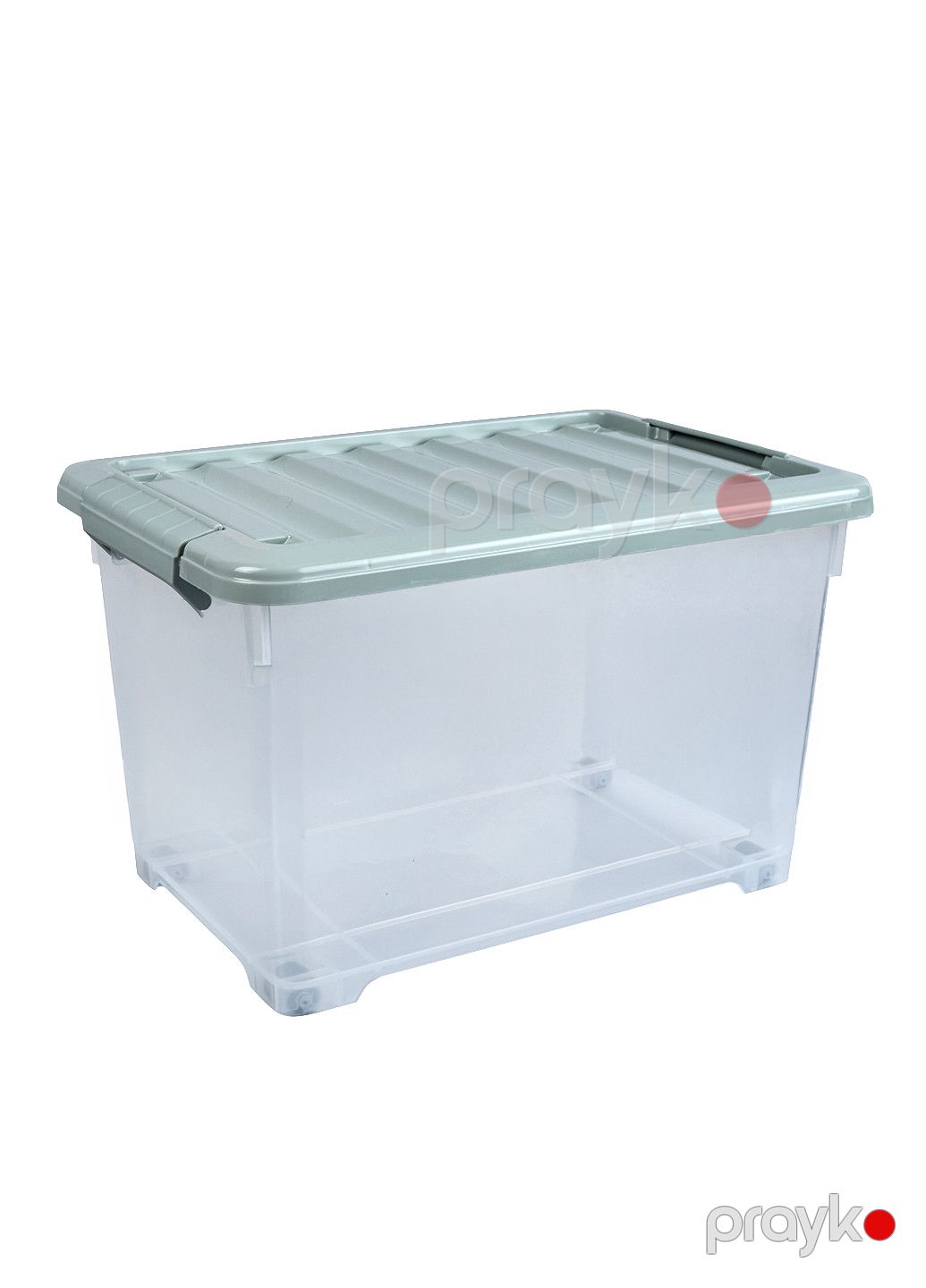 Saxlama qabı StarSplast, plastik, 15 l, 370x260x240 mm, şəffaf/boz — Mallar, Bakı (3)