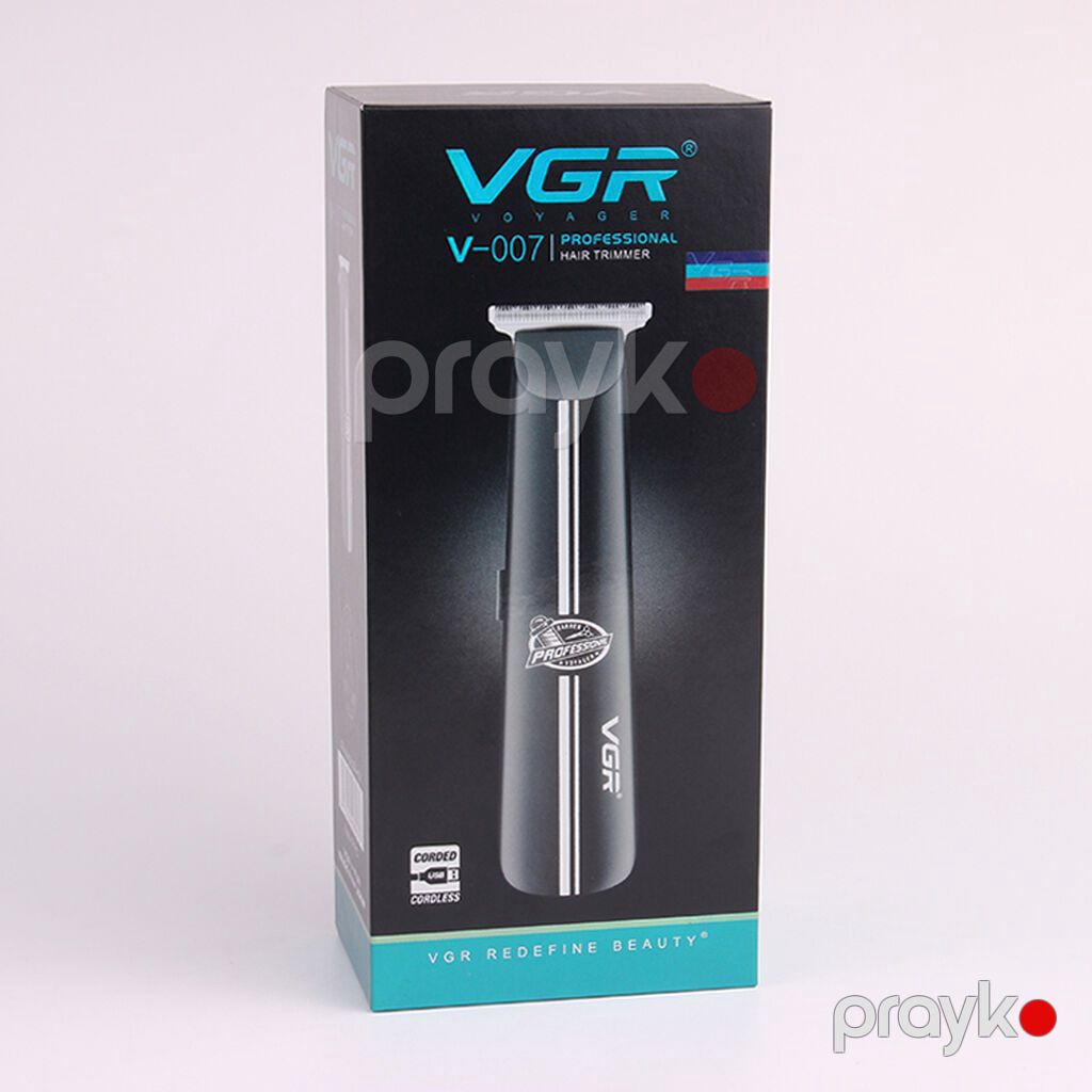 Trimmer VGR 007 - 600mAh / 120 Dəqiqə / 1 Sürət / Cord/Cordles / Typc — Saç kəsmə maşınları, Bakı (2)