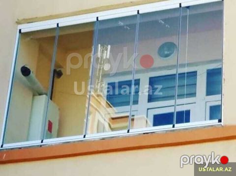 Şok Endırımlı Plastik qapı və pəncərə — Bakı