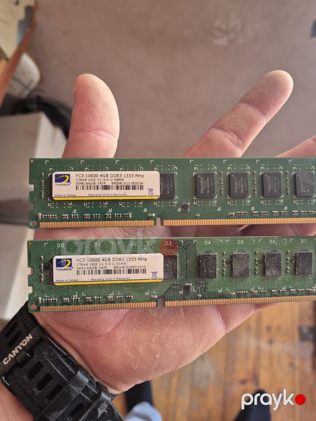 TwinMOS DDR3 U-dımm RAM modulları - Tip: DDR3 U-dımm (masaüstü — Operativ yaddaş, Bakı (2)