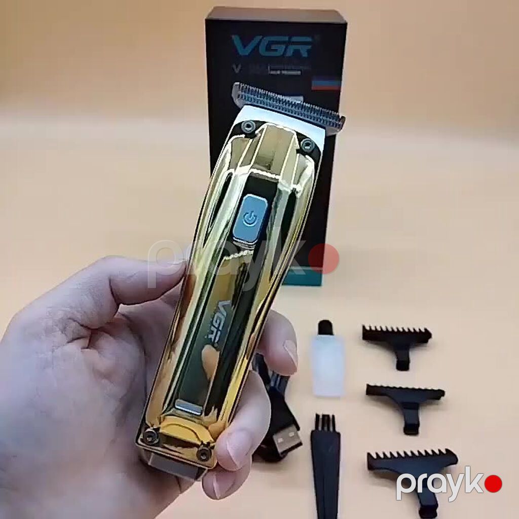 Trimmer VGR 955 / 956 - 500mAh / 100 Dəqiqə / Cord/Cordles / LED — Saç kəsmə maşınları, Bakı (4)